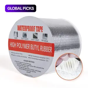 Butyl Waterproof Anti-Leak Sealing Tape, Aluminum Foil Tape, Window, Glass and EPDM Roof Leak Patching Tape, Boat and Pipe Sealing Tape