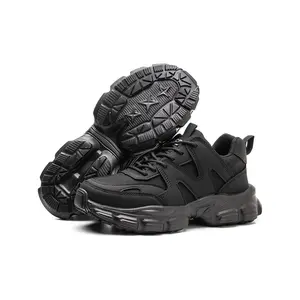 Steel Toe Shoes Women Safety Shoes Lightweight Comfortable Non Slip Thickened Sole Puncture Proof Steel Toe Sneakers Women Size 5.5-10 Footwear Walking Shoes Footwear Walking Shoes Girl Closed