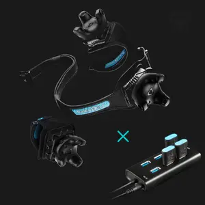 Trackstrap Plus for VIVE Trackers Bundle with 7-Port USB Hub
