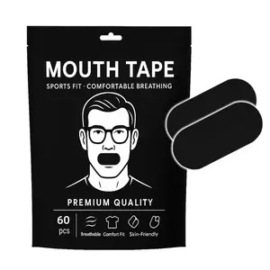 60 Pack Sports Tape, Mouth Tape for Sleeping and Training, Breathable Strong Hold, Lightweight & Comfortable, Painless Removal