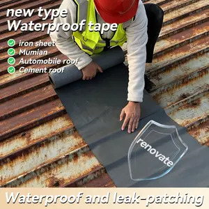 Pe Composite Waterproof Tape, Roof Leak Proofing Material, UV Resistant, Wide Temperature Range -60°c ~ 110°c, Multi-Layer Self-Adhesive Structure, Waterproof Protection, Waterproof Sealant