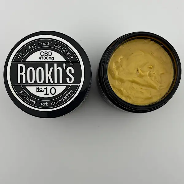 Rookh’s It’s All Good CBD Emollient 4,700mg – Botanical Muscle & Joint Comfort Cream (1.9 oz)