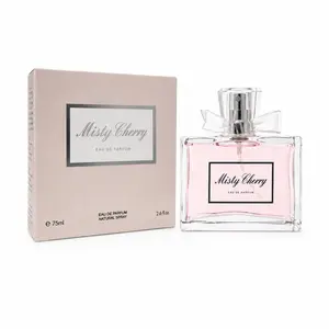 Misty Cherry Eau De Parfum for Women 75ml (2.6 Fl Oz) – Sweet Floral Fruity Perfume for Women – Long Lasting Feminine Fragrance Spray