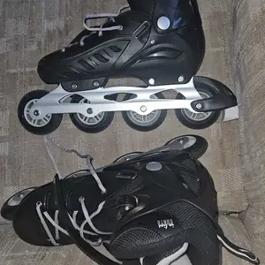 Nattork Inline Skates for Boys and Girls Men Women, 4 Sizes Adjustable Blades Roller Skates Beginner for Kids & Adult Youth