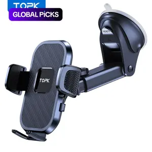 Cell Phone Holder for Car with Hook, 360° Rotation Air Vent Car Mount, Universal Smartphone Holder Compatible with iPhone, Samsung, Huawei, Xiaomi and More, Car Cellphone Mount