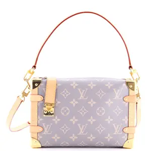 Pre-owned Louis Vuitton Canvas Coated Top Handle Bags Side Trunk Handbag Monogram Canvas MM by Rebag