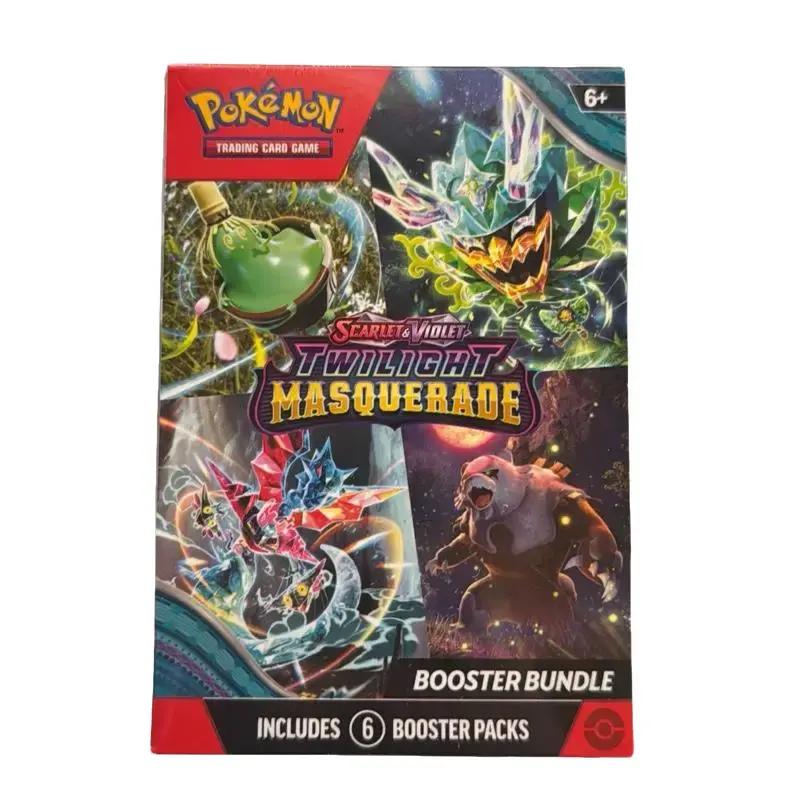 Pokemon Twilight Masquerade Trading Card Game - Includes 6 Booster Packs