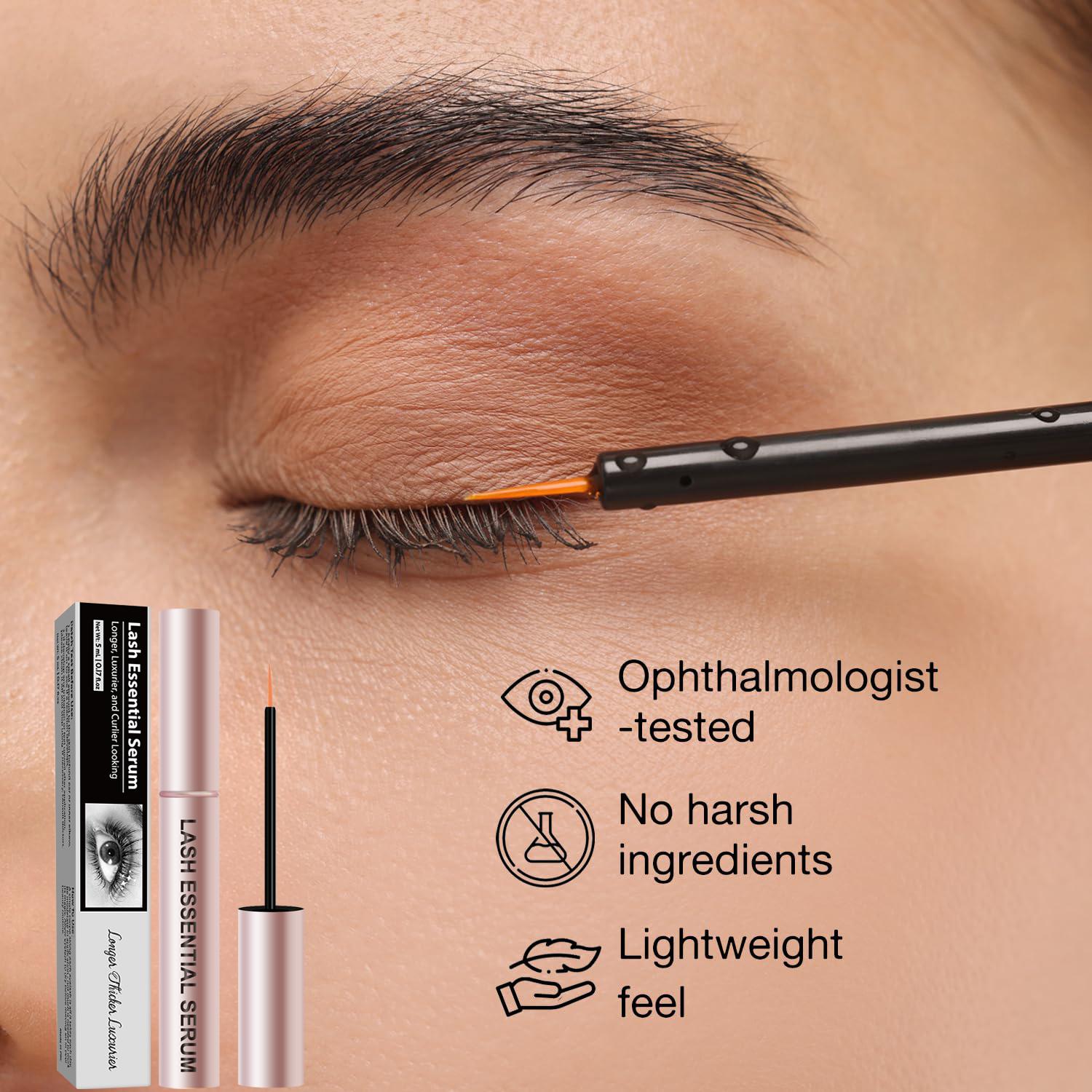 Eyelash Enhancing Serum with Powerful Peptides & Plant Botanicals for Thinning Lashes 3ML Makeup Cosmetic