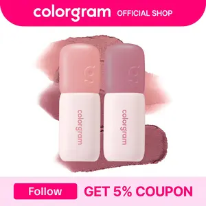 Colorgram Blurry Lip Duo - Nude Blur Tint | K-Beauty Makeup | Soft Matte Lip Stain | Powdery Finish | 2-in-1 Lip & Cheek | Lightweight & Buildable I summervibes