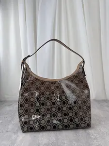 Pre-owned SALVATORE FERRAGAMO As Shown Shoulder Bags FERRAGAMO Gancini Vinyl Shoulder Bag MR07042026A799