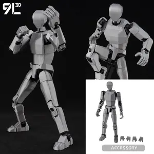 9L3D Multi-Jointed Movable T13 Lucky13 Printed Male Base Body Poseable Blank Action Figure Mannequin Dummy13 Action Figures Toys