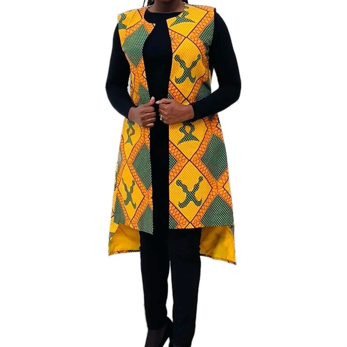 Kimono blazer Jackets, Ankara blazer, Africa print jacket, sleeveless  jacket