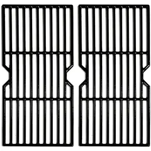 G460-0500-w1 Porcelain Cast Iron Grill Grates Replacement for Charbroil 2 Burner Performance 463672419 463672016 463633316, Tru  463672019 463251414, Advantage 463642116 463642015 Model