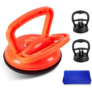 3 Pack Paintless Car Dent Repair Kit Suction Cup Dent Puller Dent Remover Tool for Car Dents Glass Screen Tiles & Objects Moving