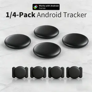 1/4-pack Android Tracker Suction waterproof Anti-lost Finder Device For Google's Find Hub App Smart Tag for Pixel Motorola GMS