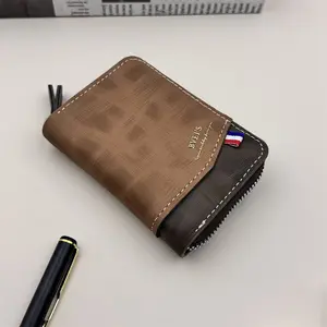 New Accordion Card Wallet Multi-Card Slot Credit Card Organizer Large Capacity Coin Purse ID Holder Men's Wallet Youth Style Leather Case