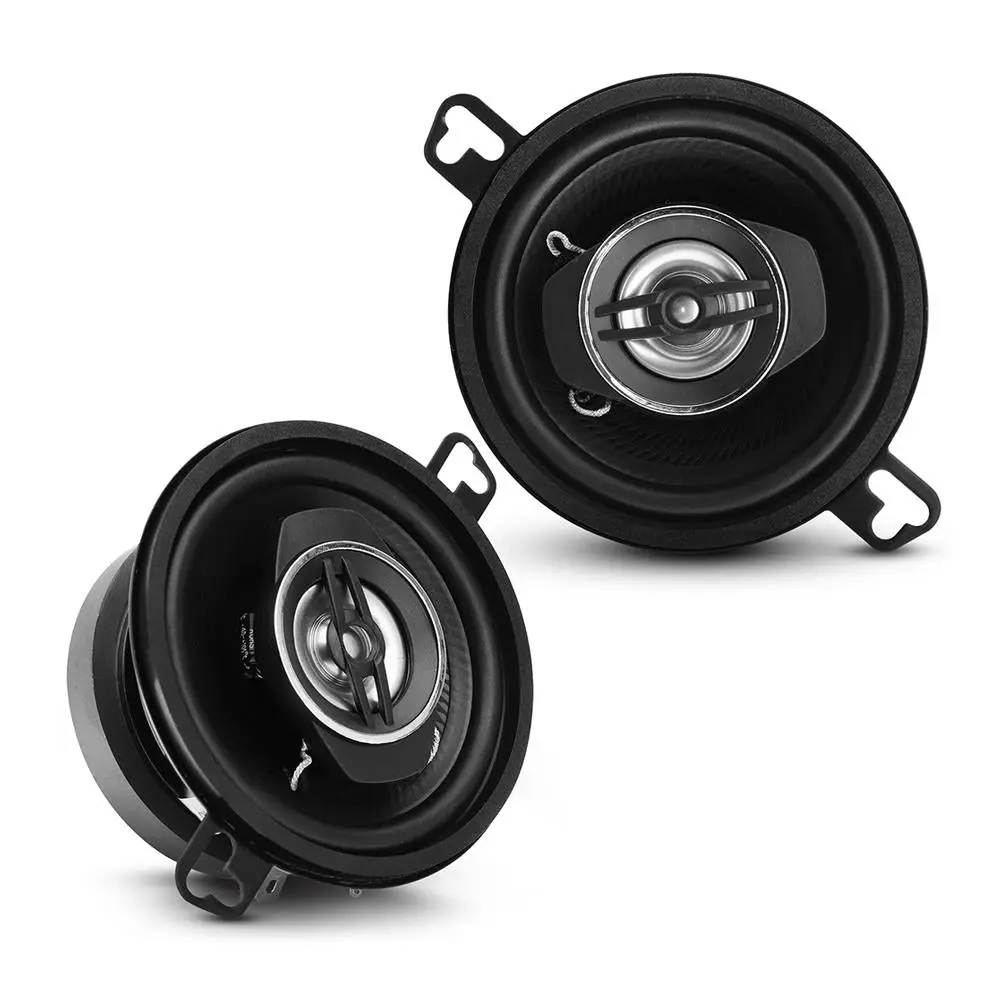 3.5 Inch Car Stereo Speakers Pair | 120W Max 2-Way Coaxial Speakers, Ensures Low Distortion Audio - Black Poly Injection Poly Cone, OEM Replacement Car Door Speakers