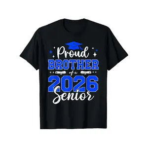 merch shirt for men T-Shirt for The Proud Brother of a Senior Graduate from The Class of 2026