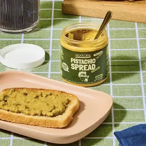Pistakio - Crunchy Pistachio Spread with Quinoa Crunch Nut Spread Fruit Chocolate 8oz