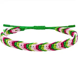 LGBTQ Rainbow Pride Bracelets for Women Men Bisexual Lesbian Transgender Pansexual Nonbinary Asexual Gender Fluid Handmade Braided LGBT Pride Bracelets for Pride Month LGBTQ Community