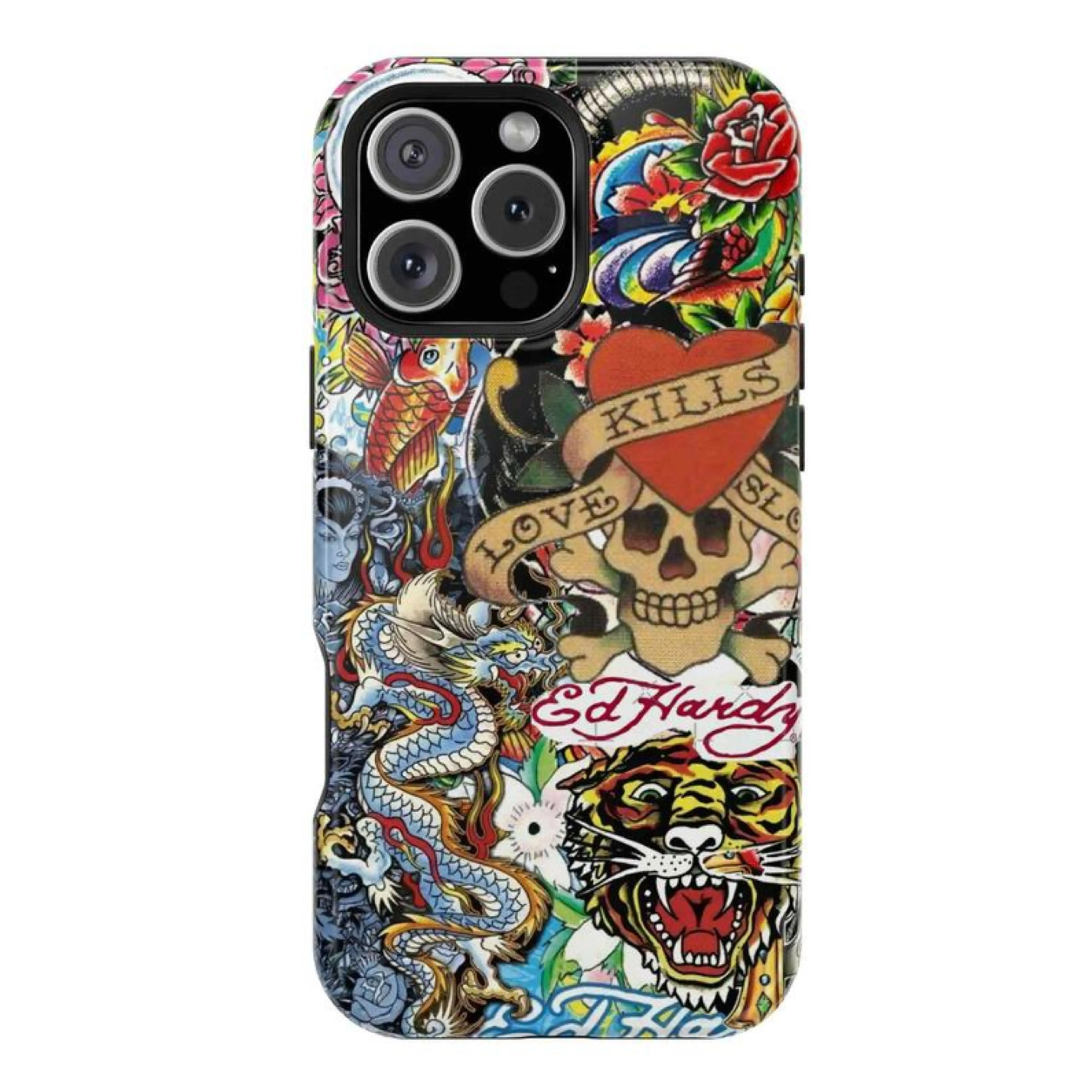 Ed Hardy Skull Leopard iPhone Case Aesthetic Y2k Phone Case Retro Tattoo Vibes Cover for iPhone 17 16 15 14 13 12 11 - TikTok Shop Ed Hardy Skull Leopard iPhone Case Aesthetic Y2k Phone Case Retro Tattoo Vibes Cover for iPhone 17 16 15 14 13 12 11 - TikTok Shop