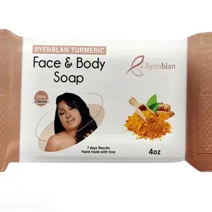 Byenblan-1 piece Turmeric Brighten soap & Balance Tools for Health - A Complete collection for Optimal Health and Wellness skincare