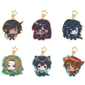 Limbus Company Acrylic Keychain – Yi Sang, Hong Lu, Outis & Rodion Charm