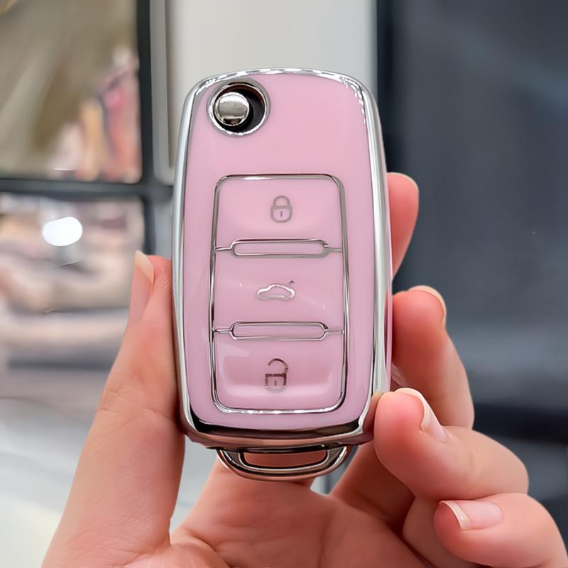 Car Key fod cover shell Case For Volkswagen For VW For Magotan For Golf 4 3 5 6 For MK6 For Passat For Touran For Bora For Tiguan For Jetta For Lavida For Skoda For Octavia Key bag Car Key Rem Car Key Protector