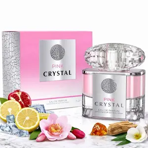 Emper Pink Crystal Eau de Parfum - Floral Frutal Perfume for Women with Citrus & Pomegranate Notes - Vibrant, Feminine, and Long-Lasting Scent
