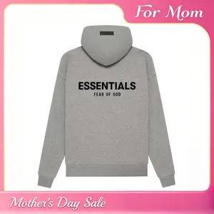 Fear of God Essentials Hoodie FW22 (Dark Oatmeal) Authentic Brand New Fashion Streetwear Hypebeast Limited Gift The Best Gift for Your Beloved