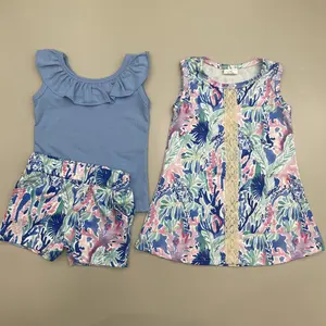 Girl Summer Clothes Girl Summer Shorts Set Sleeveless Kids Summer Outfit