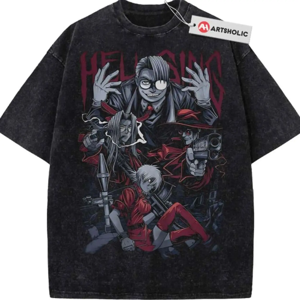 Seras Victoria Shirt, Alucard Shirt, Integra Hellsing Shirt, Hellsing Shirt, Anime Shirt, Vintage Tee