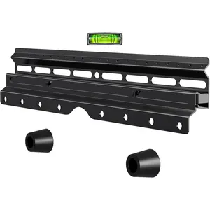 No Stud TV Wall Mount, Drywall Studless TV Hanger for Most 12-55 inch Flat Screen TVs, Holds up to 100lbs, No Stud, No Drill, No Anchors, Easy Install (MF81)
