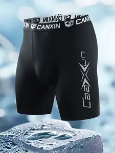Men's Compression Sports Tight Shorts, Comfortable Breathable Elastic Five-Inch Pants, Ideal for Gymnastics and Fitness