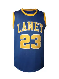 Basketball Jersey - Double 23# Embroidery Quick-Dry Mesh Game-Ready Sports Top Classic Style
