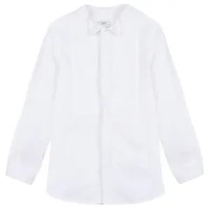 White Cotton Poplin Shirt