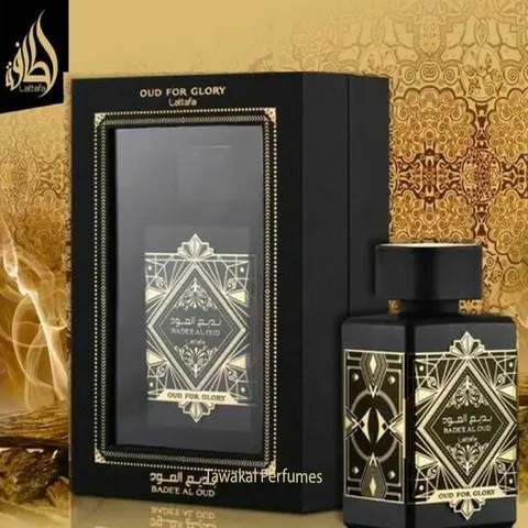 Lattafa Perfumes Bade'e Al Oud for Glory Unisex Eau De Parfum Spray, 3.4 oz Aromatic Woody Floral Scent, EDP Liquid Colognes