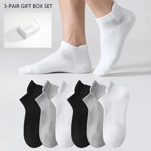 All-Season No-Show Athletic Socks Moisture-Wicking Terry-Loop Cushion Non-Slip Design for Runners Gym Enthusiasts 3-Pair/ 6 pairs Gift Box Set Perfect  Summervibes move active socks,summervibes outdoorfun  grip socks