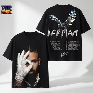 Drake - 'Iceman' Album Merch Graphic For Team Drizzy Premium Cotton T-Shirt, Drake Drizzy Fan Graphic Tee, Ice-Man Album Merch Streetwear Graphic Shirt, Gift for Drake Fans Vintage Collector Tee