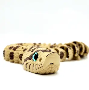 This Hognose Snake is Judging You  | 3D Printed & Wiggly