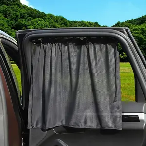 Car Side Window Mosquito Proof Sunshade, Universal Car Side Window Sunshade with Suction Cup, Car Exterior Accessories for Car, Truck & Van