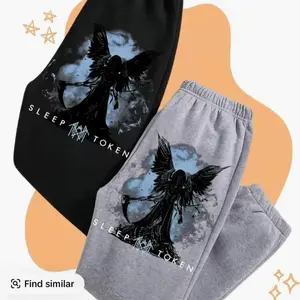 Sleep Token Sweatpants Unisex Joggers Retro Motocross Cotton Pants Classic Fit with Graphic Design 4G4WJ