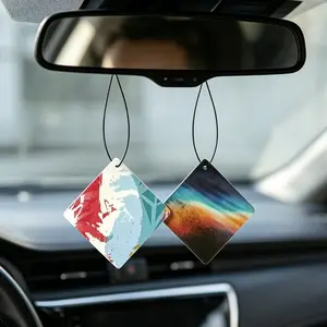 2PCS Car Air Freshener Pendant - Long Lasting Scent Card for Car Interior Aromatherapy Perfume Deodorizer Decorative Hanging Ornament Gift Idea from China