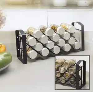 Spice rack (18 bottle +24 label paper )