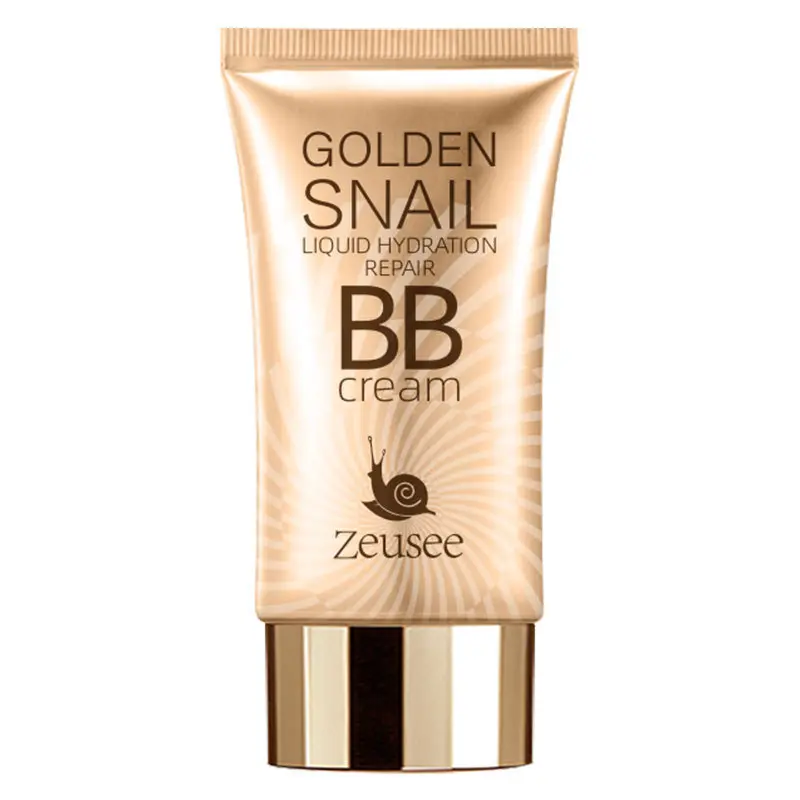 SADOER Gold Snail SPF50+ PA+++ Sunscreen BB Cream, 4 In 1 Moisturizing Concealer Primer Tone Up Cream, Ivory & Natural Shades
