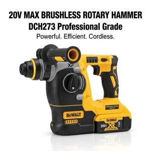 DEWALT DCH273 20V MAX Brushless SDS Plus Rotary Hammer 2.1J,Cordless High-Torque Impact Drill