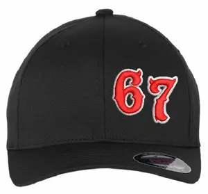 Firefighter Embroidered Boxcar Side Number Custom Embroidered Flex Fit Hat with back flag tiktok