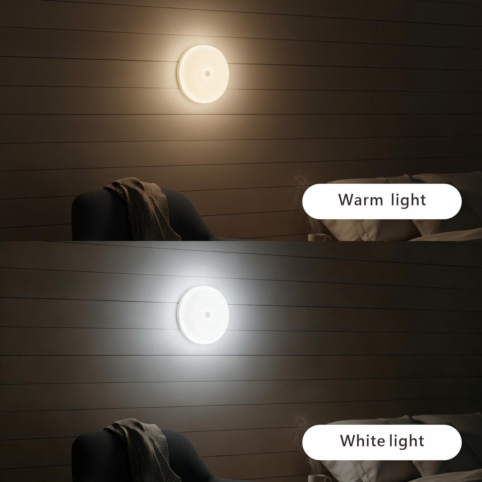 Dimmable touch light, rechargeable battery-powered touch light, magnetic adhesive wardrobe light with two lighting modes and USB charging mode, wireless magnetic sticker night light, 3000K warm white light, powered by a 1000 mAh battery, warm yellow, dimm