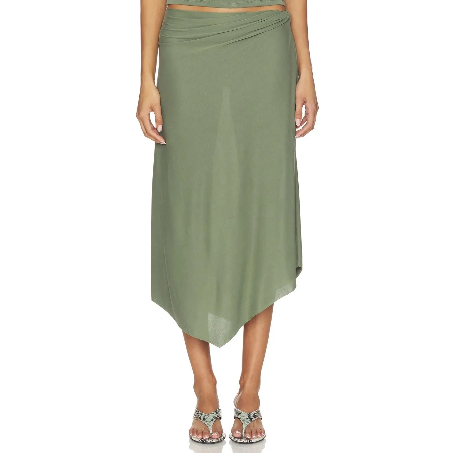 NIA Francesca Skirt in Olive