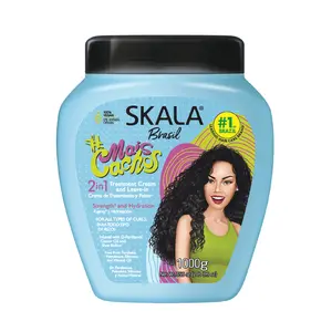 SKALA #MaisCachos 2-in-1 Curl Treatment Cream – Deep Hydration & Curl Definition (35.3oz)